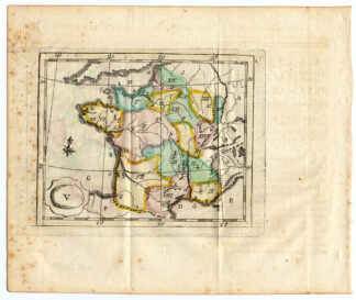 Antique Map-FRANCE-PROVINCES-Schneider-Bruyset-1785