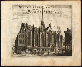 Rare Antique Print-AMSTERDAM-STEDE-NIEUWEZIJDS KAPEL-Webbers-Veenhuysen-1665