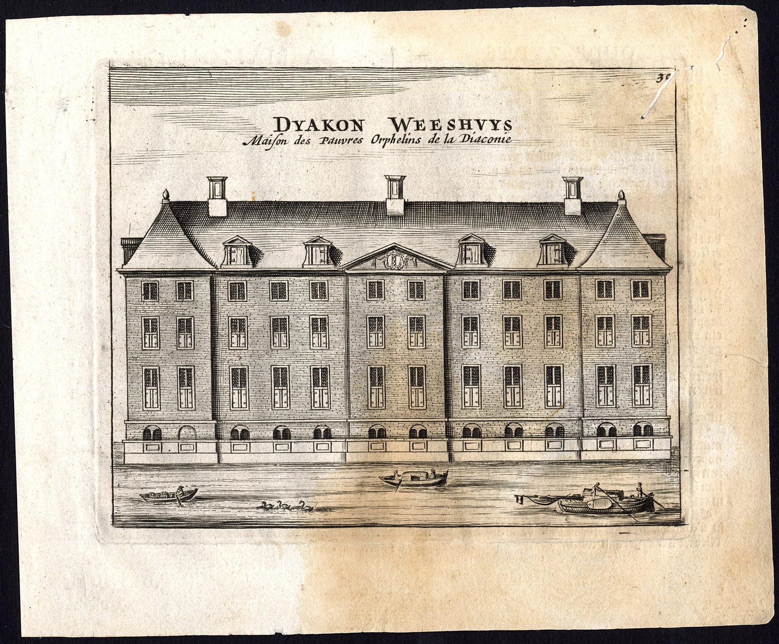 , Rare Antique Print-AMSTERDAM-DIACONIEWEESHUIS-ORPHANAGE-Webbers-Veenhuysen-1665, Pictura Antique Prints