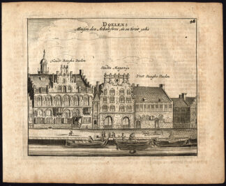 Antique Print-AMSTERDAM-DOELEN-SCHUTTERIJ-CITY GUARD-Webbers-Veenhuysen-1665