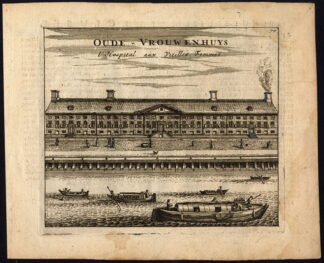 Antique Print-AMSTERDAM-AMSTELHOF-WITTENBERG-RETIREMENT-Webbers-Veenhuysen-1665