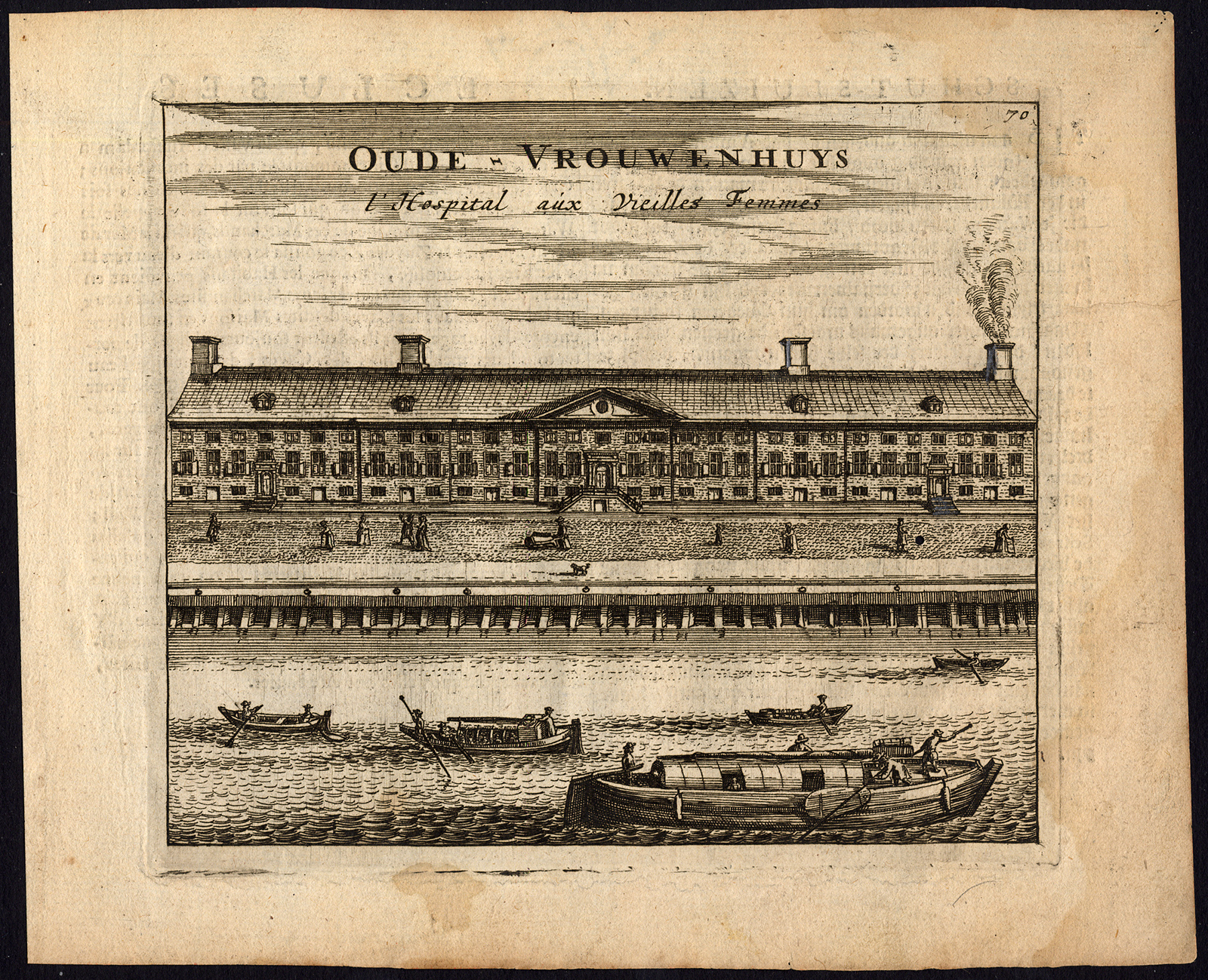 , Antique Print-AMSTERDAM-AMSTELHOF-WITTENBERG-RETIREMENT-Webbers-Veenhuysen-1665, Pictura Antique Prints