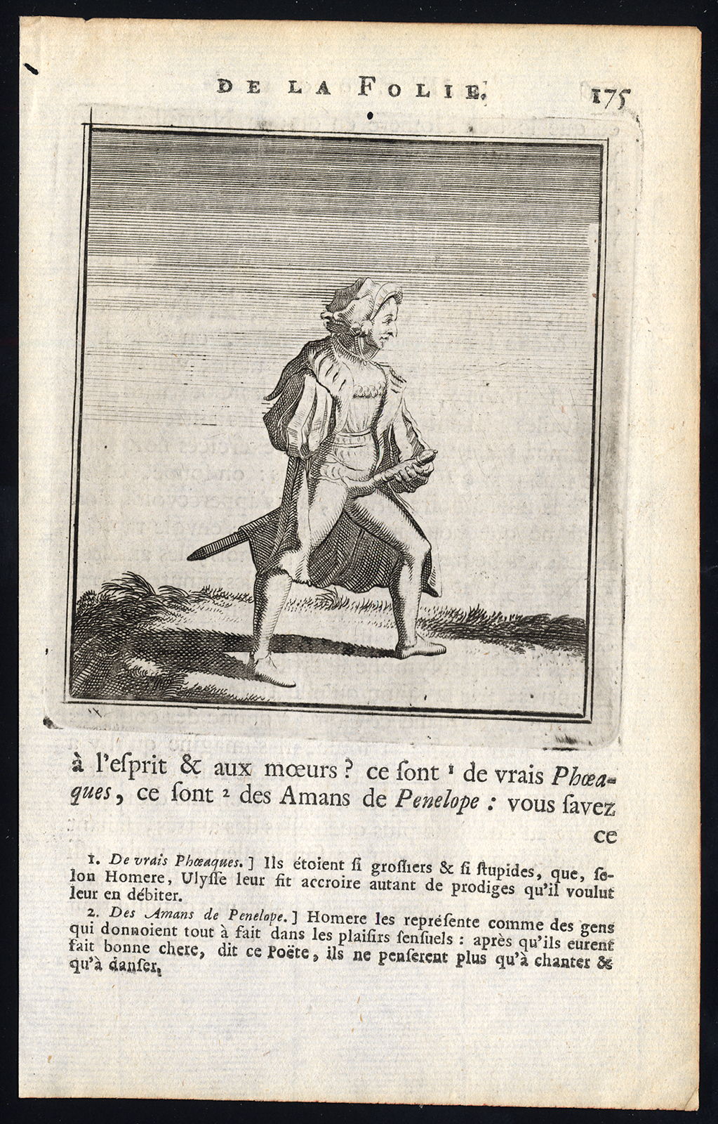 Ab4505 416x651 Antique Print-PRAISE OF FOLLY-SOLDIER-Holbein-Erasmus-1728