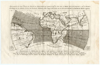 Antique Print-MAP-ATLANTIC-INDIAN-OCEAN-TRADE WINDS-Schley-Bellin-Roman-1767