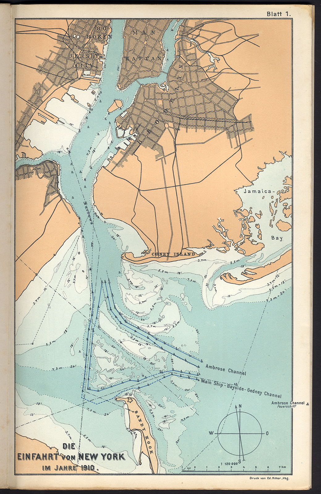 Ab8211 416x641 Antique Book-HARBOUR-NEW YORK-USA-Bubendy-1913 - Image 2