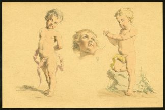 Antique Print-ETUDES D'ENFANTS-PUTTI-CLAPPING HANDS-BOULDER-Meyer-1892