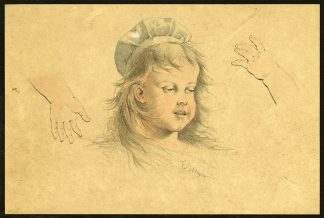 Antique Print-ETUDES D'ENFANTS-CAP-PORTRAIT-STUDY ARM-HAND-Meyer-1892