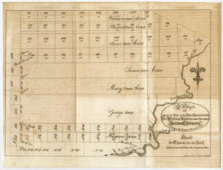 Antique Print-ROYAL GRANT-WILLIAM JOHNSON-JOHNSTOWN-Vrooman-Pease-1849