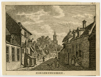 Antique Print-HOEDEKENSKERKE-VILLAGE-ZEELAND-Bulthuis-Bendorp-1792