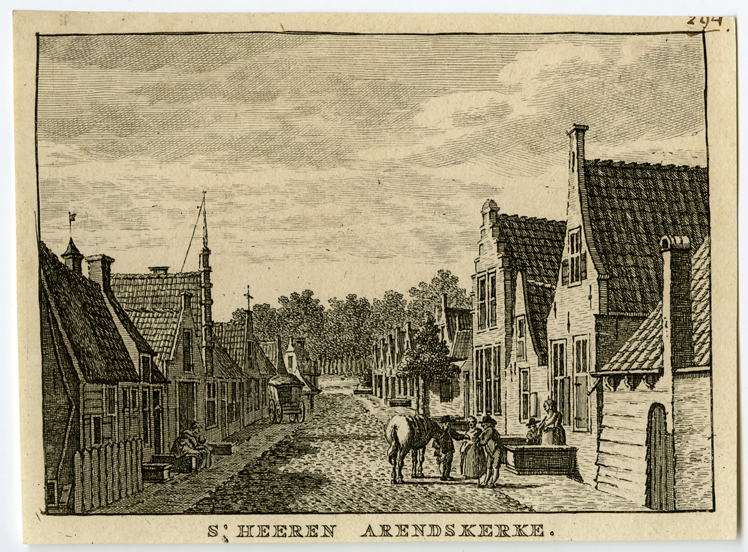 , Antique Print-ZEELAND-‘S-HEER ARENDSKERKE-Bulthuis-Bendorp-1792, Pictura Antique Prints