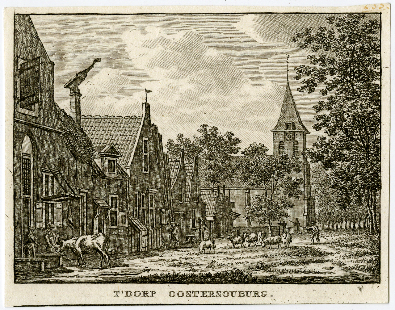 , Antique Print-OOST SOUBURG-ZEELAND-Bulthuis-Bendorp-1792, Pictura Antique Prints