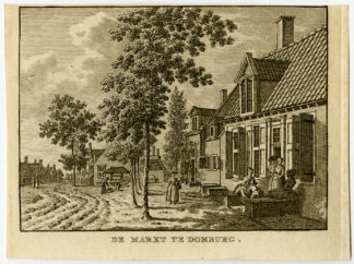 Antique Print-DOMBURG-MARKET-MARKT-Bulthuis-Bendorp-1792