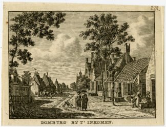 Antique Print-DOMBURG-ENTRANCE-ZEELAND-Bulthuis-Bendorp-1792
