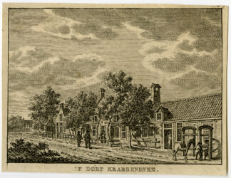 Antique Print-VILLAGE-KRABBENDIJKE-ZEELAND-Bulthuis-Bendorp-1792