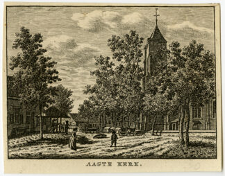 Antique Print-ZEELAND-AAGTEKERKE-CHURCH-Bulthuis-Bendorp-1792
