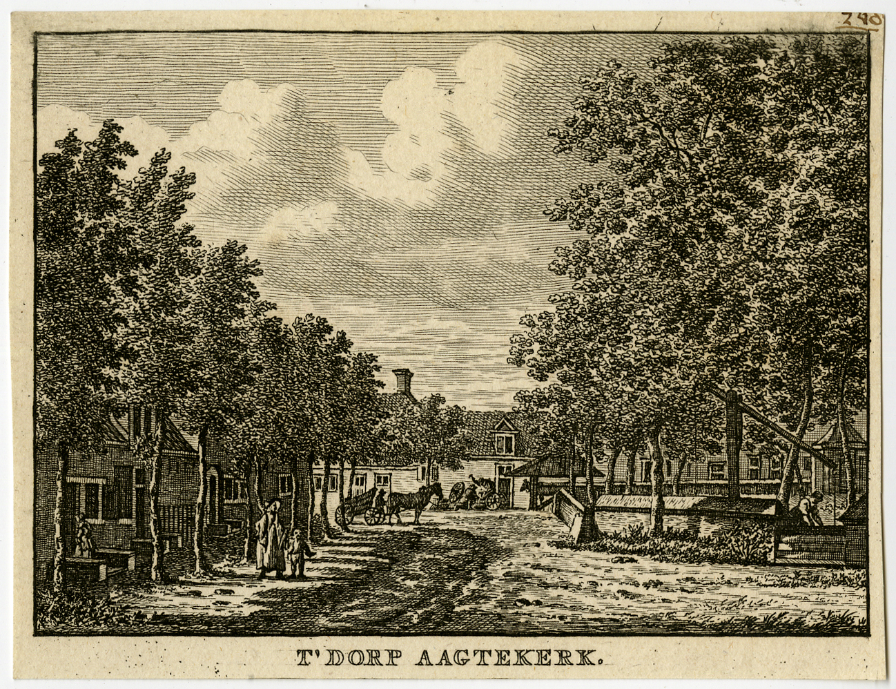 , Antique Print-AAGTEKERK-ZEELAND-Bulthuis-Bendorp-1792, Pictura Antique Prints
