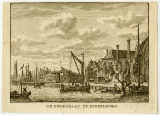 Antique Print-MIDDELBURG-DWARSKAAY-QUAY-Bulthuis-Bendorp-1792