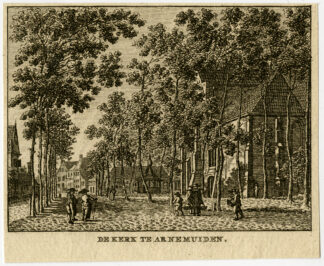 Antique Print-ARNEMUIDEN-CHURCH-ZEELAND-Bulthuis-Bendorp-1792