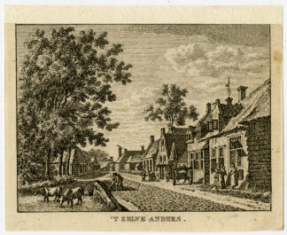 Antique Print-VILLAGE-HOEDEKENSKERKE-ZEELAND-Bulthuis-Bendorp-1792