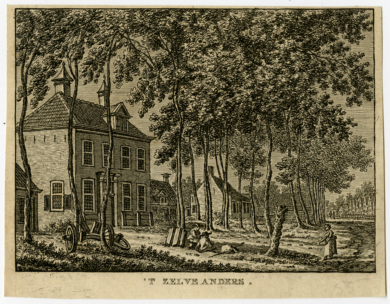 , Antique Print-VILLAGE-KRABBENDIJKE-DORP-Bulthuis-Bendorp-1792, Pictura Antique Prints