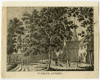 Antique Print-VILLAGE-OUDELANDE-ZEELAND-Bulthuis-Bendorp-1792