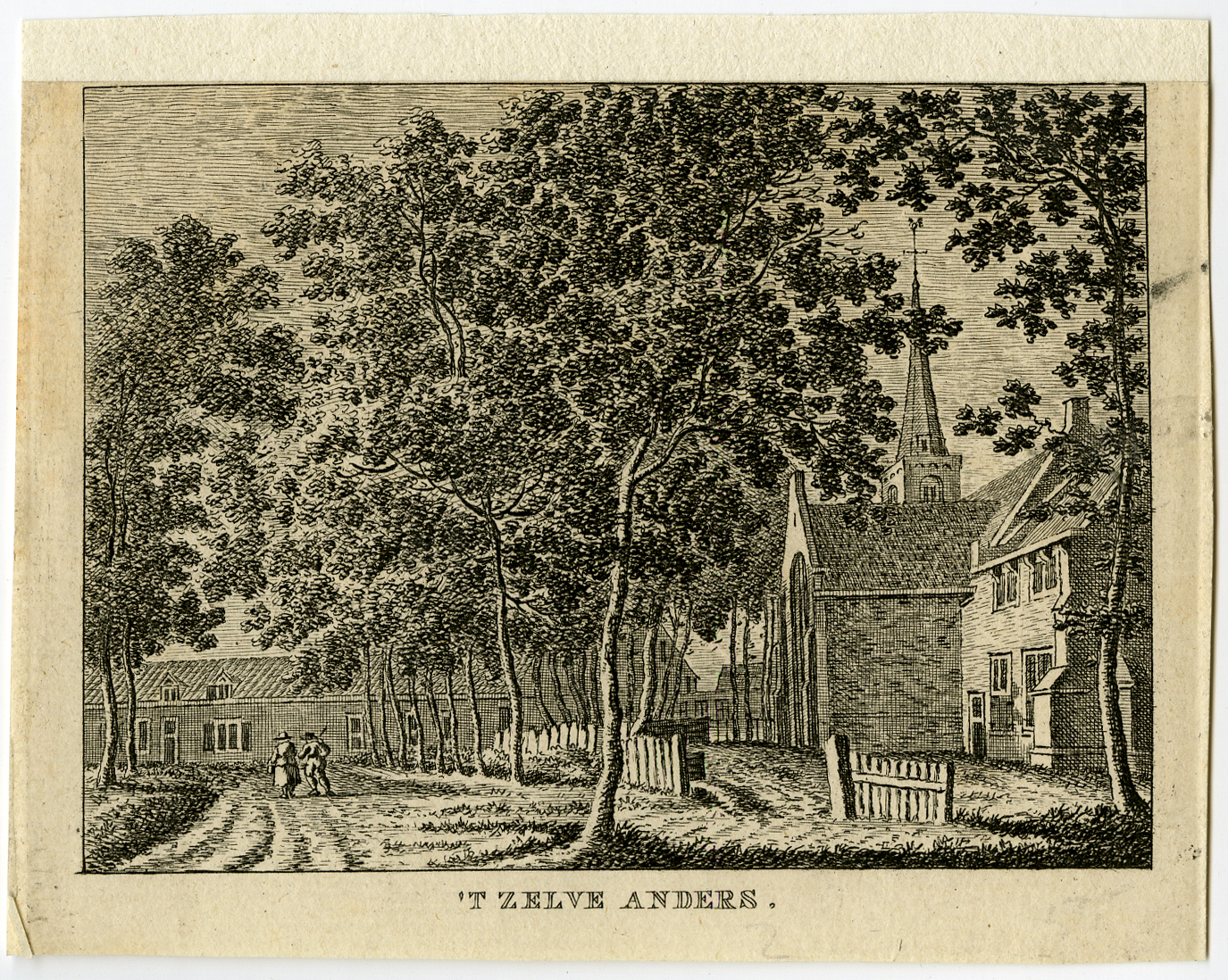 , Antique Print-VILLAGE-OUDELANDE-ZEELAND-Bulthuis-Bendorp-1792, Pictura Antique Prints