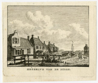 Antique Print-VILLAGE-OOSTERWIERUM-DILLE-Bulthuis-Bendorp-1792