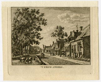 Antique Print-VILLAGE-UNIDENTIFIED-NETHERLANDS-Bulthuis-Bendorp-1792