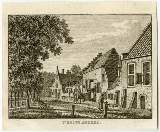 Antique Print-VILLAGE-WESTER SOUBURG-ZEELAND-Bulthuis-Bendorp-1792