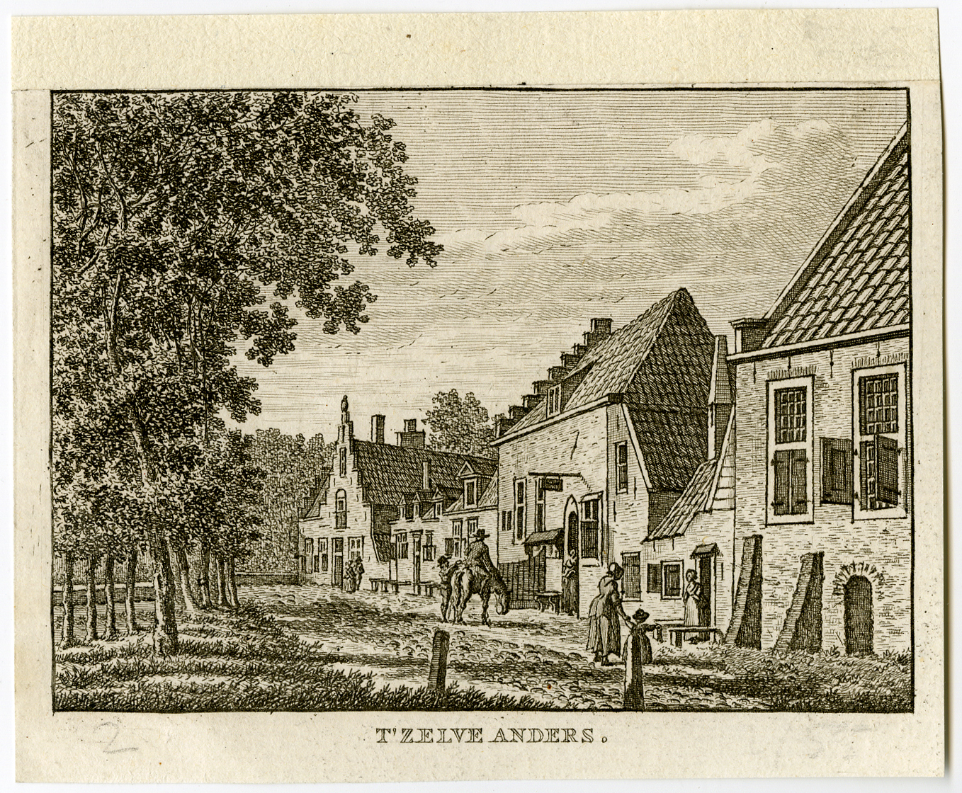 , Antique Print-VILLAGE-WESTER SOUBURG-ZEELAND-Bulthuis-Bendorp-1792, Pictura Antique Prints