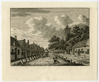 Antique Print-VILLAGE-BAARLAND-ZEELAND-Bulthuis-Bendorp-1792