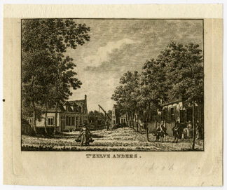 Antique Print-AAGTEKERKE-VILLAGE-ZEELAND-Bulthuis-Bendorp-1792