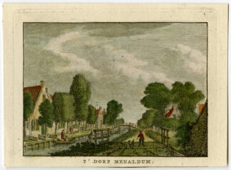 Antique Print-VILLAGE-MENALDUM-DORP-Bulthuis-Bendorp-1792