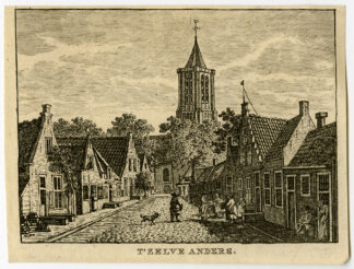 Antique Print-ARENDSKERKE-VILLAGE-DORP-Bulthuis-Bendorp-1792