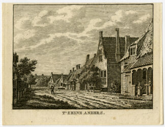 Antique Print-VILLAGE-RITHEM-ZEELAND-Bulthuis-Bendorp-1792