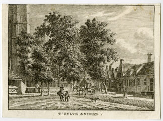 Antique Print-VILLAGE-SEROOSKERKE-ZEELAND-Bulthuis-Bendorp-1792