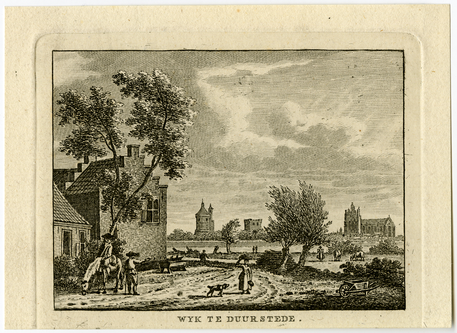 , Antique Print-WIJK BIJ DUURSTEDE-UTRECHT-Bulthuis-Bendorp-1792, Pictura Antique Prints