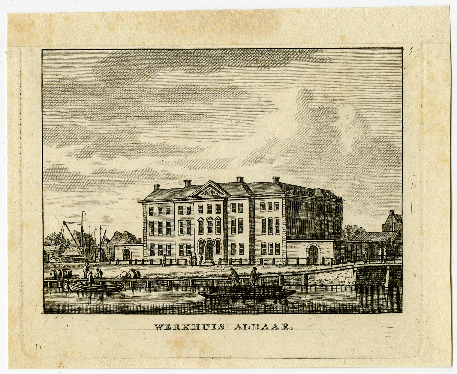 , Antique Print-WORK HOUSE-AMSTERDAM-WERKHUIS-Bulthuis-Bendorp-1792, Pictura Antique Prints