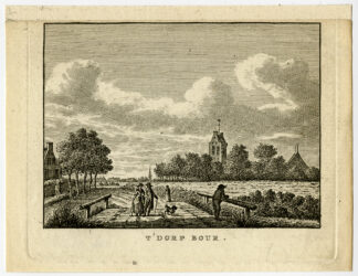 Antique Print-VILLAGE-BOXTEL-NOORD BRABANT-Bulthuis-Bendorp-1792