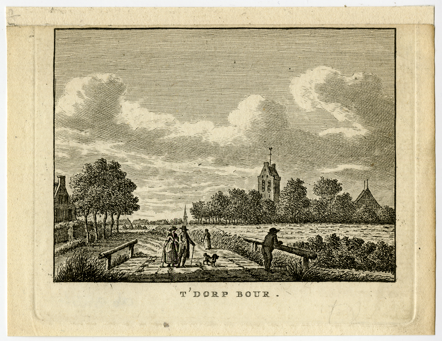 , Antique Print-VILLAGE-BOXTEL-NOORD BRABANT-Bulthuis-Bendorp-1792, Pictura Antique Prints