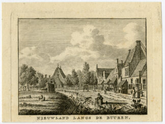 Antique Print-VILLAGE-NIEUWLAND-BUUREN-Bulthuis-Bendorp-1792