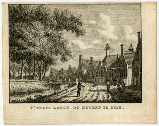 Antique Print-VILLAGE-RAUWERD-BUUREN-Bulthuis-Bendorp-1792