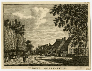 Antique Print-VILLAGE-OOSTKAPELLE-ZEELAND-Bulthuis-Bendorp-1792