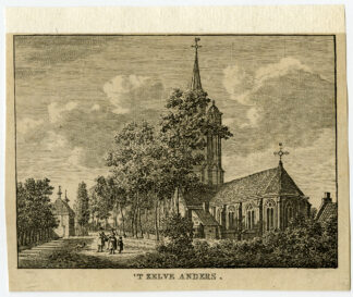 Antique Print-VILLAGE-NISSE-ZEELAND-Bulthuis-Bendorp-1792