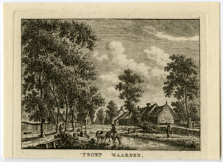 Antique Print-WAARDEN-VILLAGE-ZEELAND-ZUID BEVELAND-Bulthuis-Bendorp-1792
