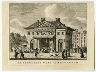 Antique Print-REGULIERSWAAG-WEIGH HOUSE-AMSTERDAM-Bulthuis-Bendorp-1792