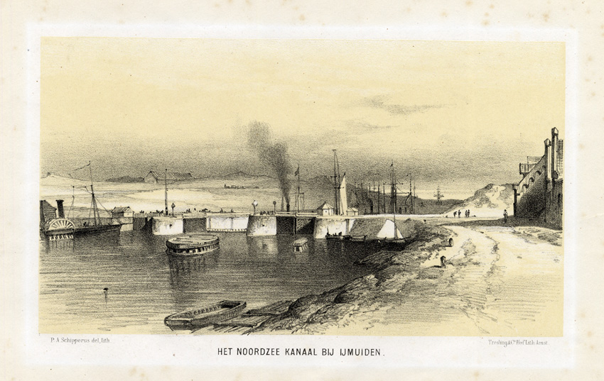 , Antique Prints-IJMUIDEN-NETHERLANDS-Craandijk-1888, Pictura Antique Prints