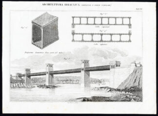 Antique Print-ENGINEERING-TUBE BRIDGE-GREAT BRITAIN-Nuova Enciclopedia-1866