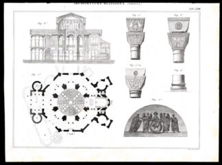 Antique Print-ARCHITECTURE-RAVENNA-ITALY-Nuova Enciclopedia-1866