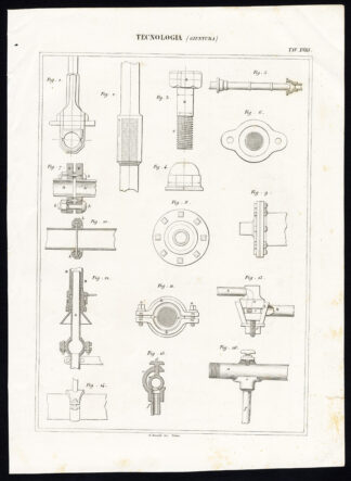 Antique Print-TECHNOLOGY-CONNECTION-JOINT-Nuova Enciclopedia-1866